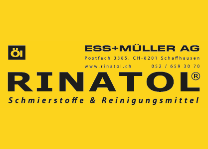 rinatol, ess+müller ag, schmierstoffe & reinigungsmittel