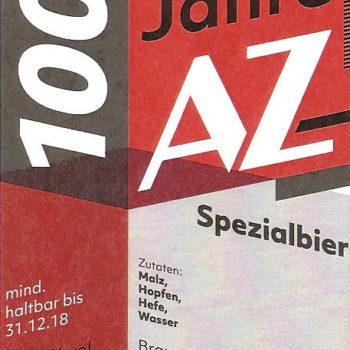 100 Jahre AZ Spezialbier